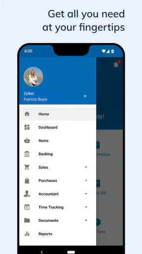 Zoho Books - VAT Accounting screenshot