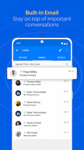 Zoho CRM - Sales & Marketing screenshot