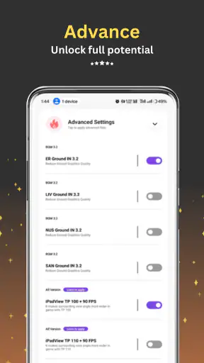أداة GFX Pro لـ BGM وPUB screenshot