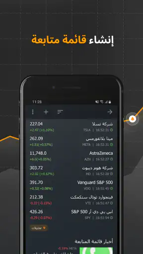 أسهم وسلع وأخبار Investing.com screenshot