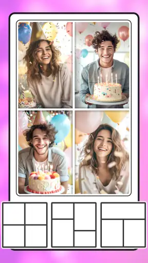إطارات الصور - عيد ميلاد سعيد screenshot