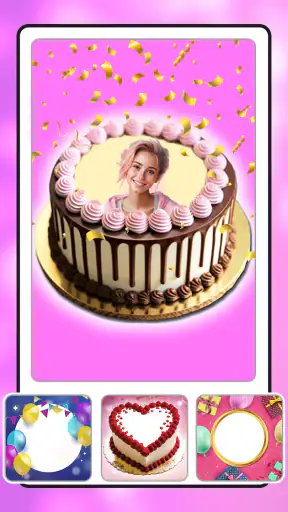 إطارات الصور - عيد ميلاد سعيد screenshot