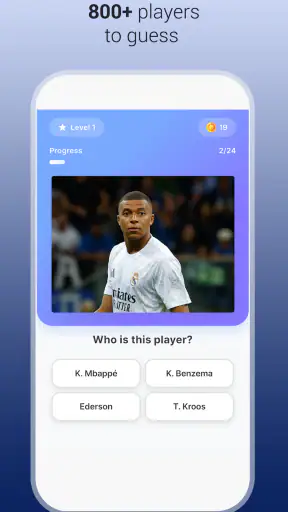 اختبار كرة القدم - حزر الاسم screenshot