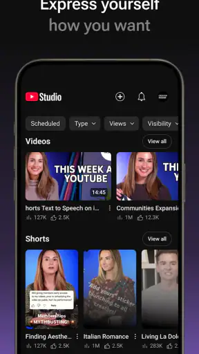 استوديو YouTube screenshot