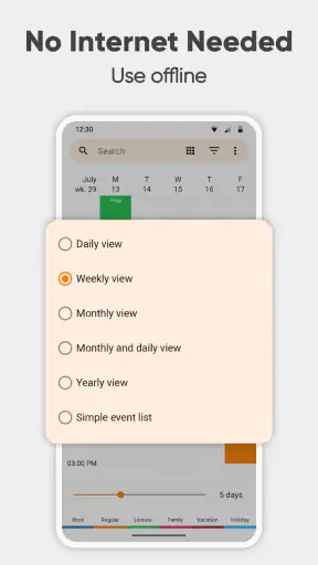 التقويم البسيط الاحترافي screenshot