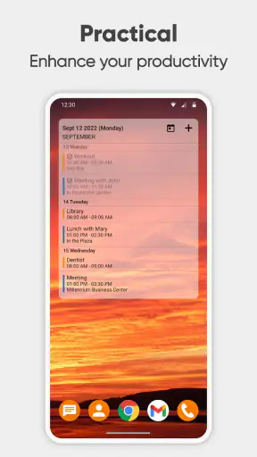 التقويم البسيط الاحترافي screenshot