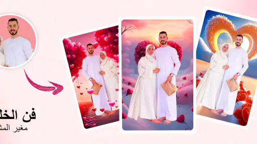 الحب إطار الصورة صانع الكولاج screenshot