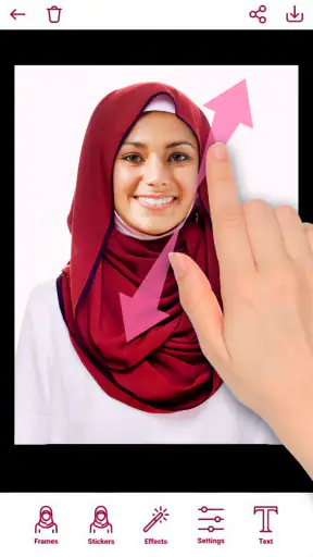 الحجاب موضة محرر الصور screenshot