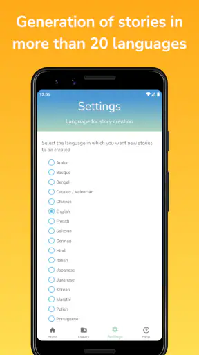 الذكاءالاصطناعي حكايات الأطفال screenshot