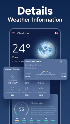 الطقس - المطر الرادار والقطعة screenshot