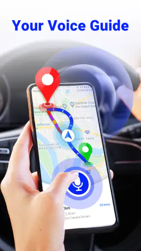 الملاحة الصوتية عبر نظام (GPS) screenshot