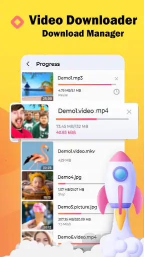 برنامج تنزيل الفيديوهات screenshot