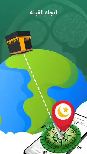 تحديد القبله - تذكير الصلاة screenshot
