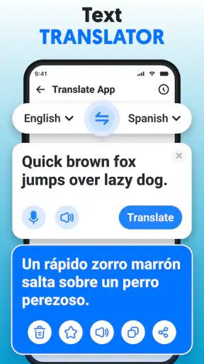 ترجمة التطبيق - صوت ونص screenshot