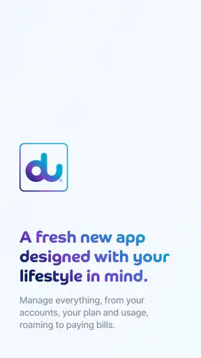 تطبيق du screenshot