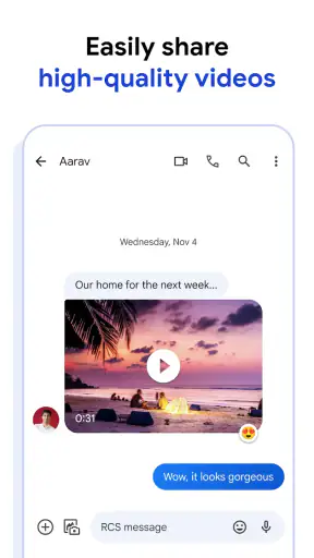 تطبيق الرسائل من Google screenshot