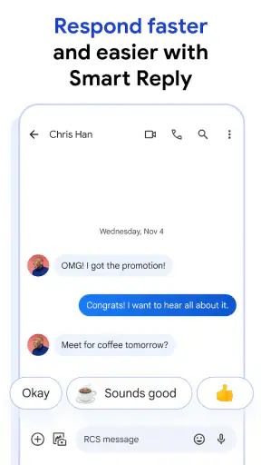 تطبيق الرسائل من Google screenshot