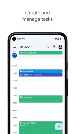 ‏تقويم Google screenshot