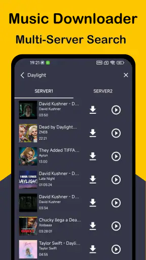 تنزيل موسيقى MP3ومشغل الموسيقى screenshot