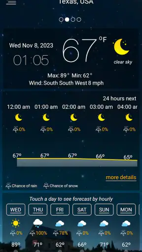 توقعات الطقس screenshot