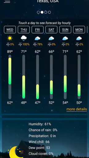 توقعات الطقس screenshot