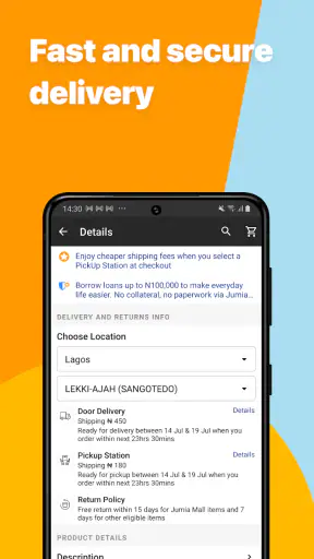 جوميا للتسوق عبر الانترنت screenshot