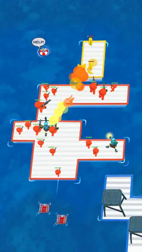 حرب القوارب: معركة جنونية screenshot