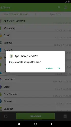 حصة التطبيق screenshot