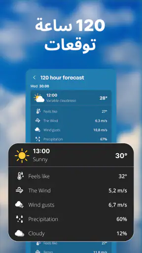 ردار الطقس - توقعات الامطار screenshot