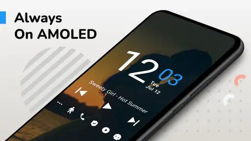 ساعة دائما على شاشة العرض screenshot