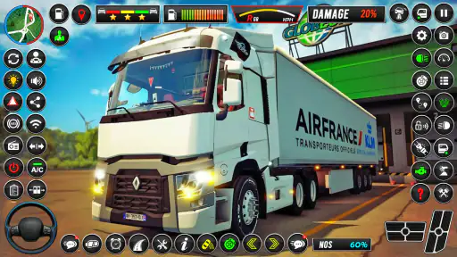 سفينة شحن قيادة السيارات لعبة screenshot