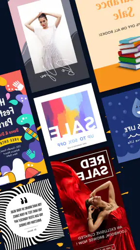 صانع الملصقات - مصمم النشرات screenshot