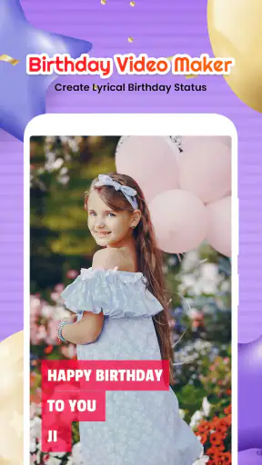صانع فيديو عيد ميلاد مع أغنية screenshot