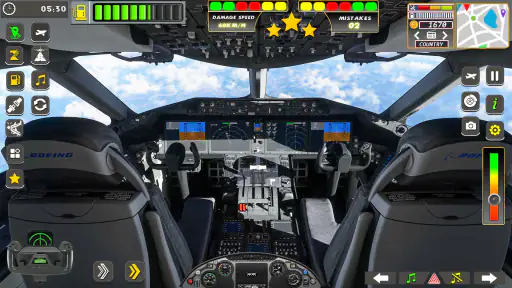 طائرة لعبة محاكاة الطيران 3D screenshot