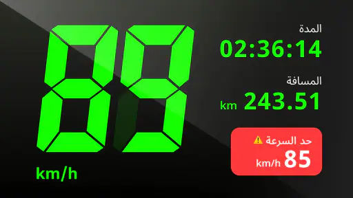 عداد السرعة: GPS & هود screenshot