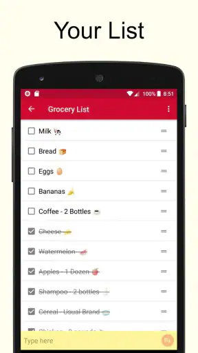 قائمة التسوق - لائحة البقالة screenshot