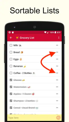 قائمة التسوق - لائحة البقالة screenshot