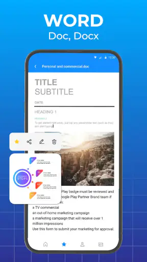 قارئ DOCX: مكتب كلمة screenshot