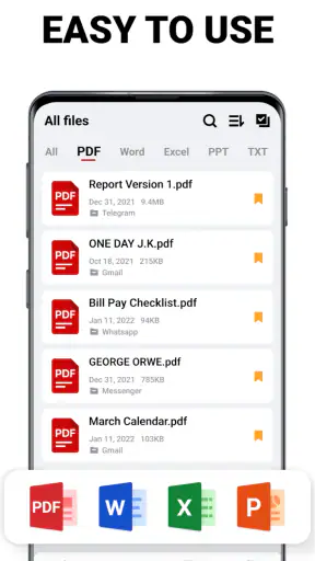 قارئ PDF: عارض PDF، برنامج PDF screenshot