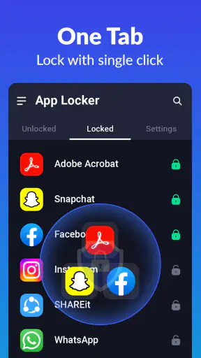 قفل التطبيقات-بصمة تطبيق القفل screenshot
