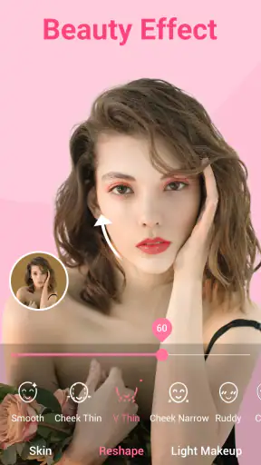 كاميرا الجمال سيلفي ، ملصق screenshot