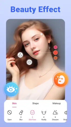 كاميرا الجمال ومصمم الماكياج screenshot