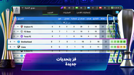 كُن مدرب كرة القدم :Top Eleven screenshot