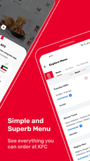 كنتاكي مصر | KFC Egypt screenshot