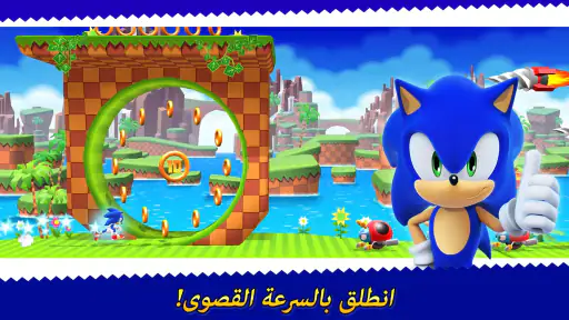 لعبة المغامرة سونيك العدائين screenshot