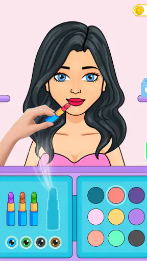 لعبة تلبيس الدمى ملصق DIY screenshot