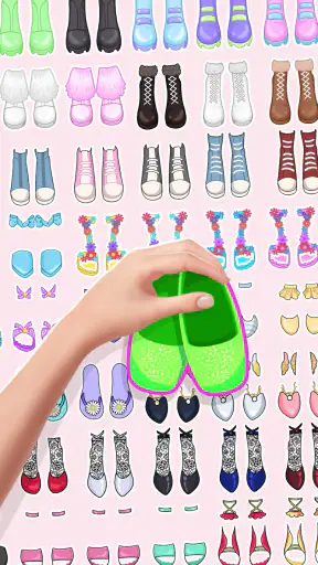 لعبة تلبيس الدمى ملصق DIY screenshot