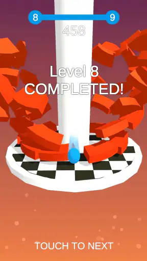 لعبة سقوط الكرة - فجر المنصات screenshot