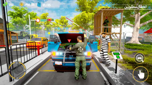 لعبة شرطة حدود الحدود screenshot