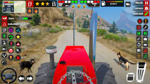 لعبة قيادة الجرار - الزراعة screenshot
